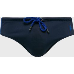Polo Ralph Lauren - Kąpielówki. Niebieskie kąpielówki Polo Ralph Lauren, l, bez wzorów, z dzianiny. W wyprzedaży za 139.90 zł.