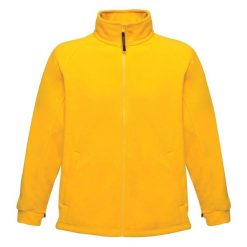 Męska kurtka polarowa Thor III (Glowlight). Żółte kurtki Regatta, l, bez wzorów, z materiału, bez kaptura. Za 82.99 zł.