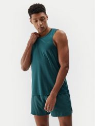 4F Koszulka techniczna 4FWSS24TFTSM841 Zielony Regular Fit. Zielone t-shirty sportowe 4F, bez wzorów, z syntetyku, bez ramiączek, do biegania. Za 79.99 zł.