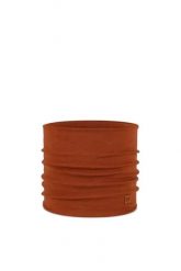 Komin chusta z wełny merino gruby heavyweight. Brązowe szaliki Buff, bez wzorów, z materiału. Za 158.99 zł.