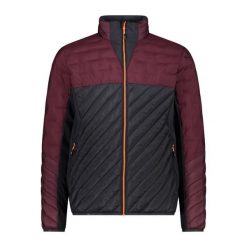 Kurtka puchowa CMP Unlimitech. Brązowe kurtki CMP, bez wzorów, z puchu, bez kaptura. Za 633.00 zł.