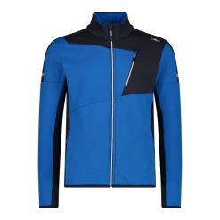Rozciągliwa polarowa bluza na zamek CMP. Niebieskie bluzy z kapturem CMP, na zimę, l, bez wzorów, z materiału, z kapturem. Za 382.60 zł.