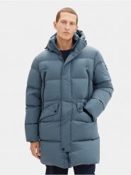 Tom Tailor Kurtka puchowa 1037357 Niebieski Regular Fit. Niebieskie kurtki Tom Tailor, m, bez wzorów, z puchu, bez kaptura. Za 659.99 zł.