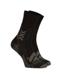 Skarpety X-Socks Hike Expert Silver Crew Black. Czarne skarpety X-Socks, bez wzorów, ze skóry. Za 114.00 zł.