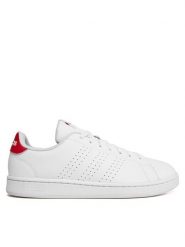 Adidas Sneakersy Advantage IF6080 Biały. Białe buty sportowe casual Adidas, bez wzorów, ze skóry, bez zapięcia. Za 249.99 zł.