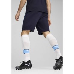 Męskie szorty Casuals Manchester City PUMA New Navy Magic Blue. Niebieskie szorty Puma, l, bez wzorów, sportowe. W wyprzedaży za 116.50 zł.