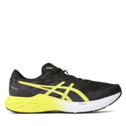 Buty do biegania Asics. Czarne buty do biegania ASICS, bez wzorów, bez zapięcia, do biegania. Za 429.99 zł.