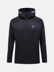 Bluza Peak Performance Rider Zip Hood męska. Czarne bluzy z kapturem Peak Performance, m, bez wzorów, z elastanu, z kapturem. Za 689.00 zł.