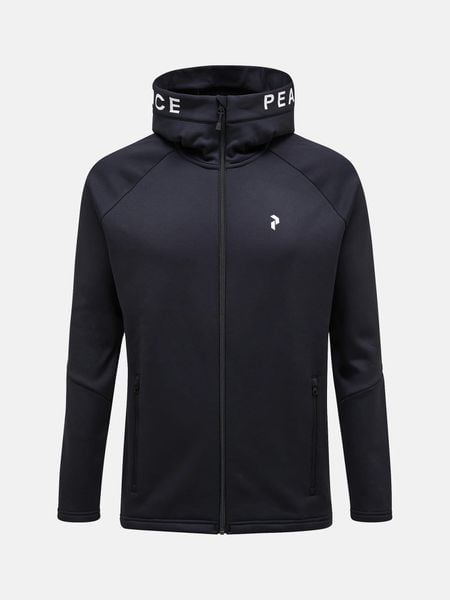Bluza Peak Performance Rider Zip Hood męska. Czarne bluzy z kapturem Peak Performance, m, bez wzorów, z elastanu, z kapturem. Za 689.00 zł.