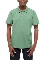 Mustang Koszulka polo w kolorze zielonym rozmiar: XL. Zielone koszulki polo Mustang, xl, bez wzorów, z bawełny, bez kołnierzyka, bez ramiączek. Za 119.40 zł.