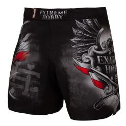 Spodenki Sportowe Męskie na trening i siłownię EXTREME HOBBY HUSARZ. Czarne krótkie spodenki sportowe EXTREME HOBBY, m, bez wzorów, z elastanu. Za 229.00 zł.