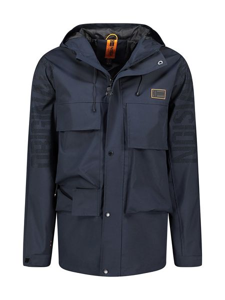 Geographical Norway Kurtka przejściowa "Cary" w kolorze granatowym rozmiar: XXL. Niebieskie kurtki Geographical Norway, xxl, bez wzorów, bez kaptura. Za 155.15 zł.