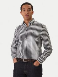 Tommy Hilfiger Koszula MW0MW42440 Czarny Regular Fit. Czarne koszule Tommy Hilfiger, m, bez wzorów, z bawełny, bez kołnierzyka, bez ramiączek. Za 329.99 zł.