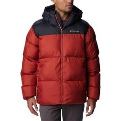 Kurtka uniwersalna męska Columbia Puffect Hooded Jacket. Niebieskie kurtki Columbia, m, bez wzorów, z syntetyku, z kapturem. Za 439.99 zł.