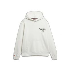 Bluza z kapturem Superdry Tokyo Narrative. Białe bluzy Superdry, m, bez wzorów, z kapturem. Za 347.00 zł.