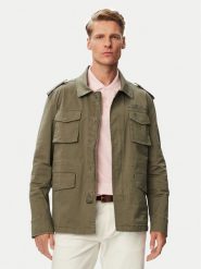 Beverly Hills Polo Club Kurtka przejściowa P-SS26M-JK0197-0342 Zielony Regular Fit. Zielone kurtki Beverly Hills Polo Club, m, bez wzorów, z bawełny, bez kaptura. Za 329.99 zł.