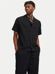 Jack & Jones Koszula Luke 12255781 Czarny Relaxed Fit. Czarne koszule Jack & Jones, m, bez wzorów, z bawełny, bez kołnierzyka, bez ramiączek. Za 89.99 zł.
