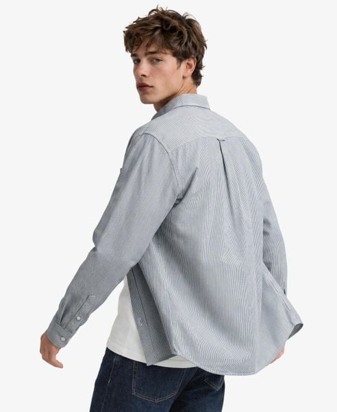 Superdry Klasyczna koszula Oxford z długim rękawem z bawełny organicznej. Koszule Superdry, xl, bez wzorów, z bawełny, bez kołnierzyka, bez ramiączek. Za 291.40 zł.