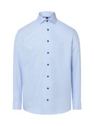 Finshley & Harding koszula non-iron Mężczyźni Modern Fit Bawełna niebieski|wielokolorowy, 41. Niebieskie koszule Finshley & Harding, m, bez wzorów, z bawełny, bez kołnierzyka, bez ramiączek. Za 229.95 zł.