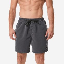 Spodenki surfingowe męskie Quiksilver Surfwash pół-długie 17". Czarne odzież kąpielowa Quiksilver, m, bez wzorów, z poliesteru, sportowe. Za 179.99 zł.