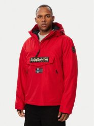 Napapijri Kurtka anorak Rainforest Next NP0A4IB9 Czerwony ciemny Regular Fit. Czerwone kurtki Napapijri, m, bez wzorów, z syntetyku, bez kaptura. Za 1,239.00 zł.
