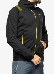 Kurtka softshell męska La Sportiva Macnas Softshell Jkt. Czarne kurtki La Sportiva, l, bez wzorów, z materiału, bez kaptura. Za 632.49 zł.