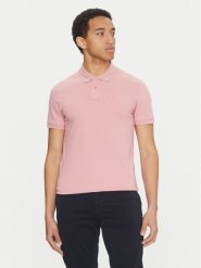 BOSS Polo Passenger 50507803 Różowy Slim Fit. Czerwone koszulki polo Boss, m, bez wzorów, z bawełny, bez kołnierzyka, bez ramiączek. Za 209.99 zł.