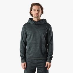 Bluza Trening Mężczyzna Szybkoschnący. Szare bluzy z kapturem SWEDEMOUNT, l, bez wzorów, z materiału, z kapturem. Za 149.99 zł.