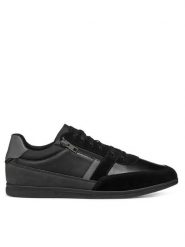 Geox Sneakersy U Renan U554GA 02285 C9999 Czarny. Czarne buty sportowe casual Geox, bez wzorów, ze skóry, bez zapięcia. Za 289.99 zł.