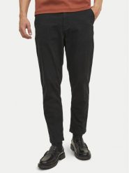 Jack&Jones Chinosy Harlow 12242188 Czarny Tapered Fit. Czarne eleganckie spodnie Jack&Jones, m, z bawełny. Za 129.99 zł.