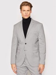 Selected Homme Marynarka Logan 16056888 Szary Slim Fit. Szare garnitury Selected Homme, m, bez wzorów, z wiskozy. Za 359.99 zł.