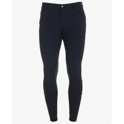 Equestro Heren Slim Fit Zomer Rijbroek Knie Grip Zwart -. Czarne szorty EQUESTRO, m, bez wzorów. Za 674.90 zł.