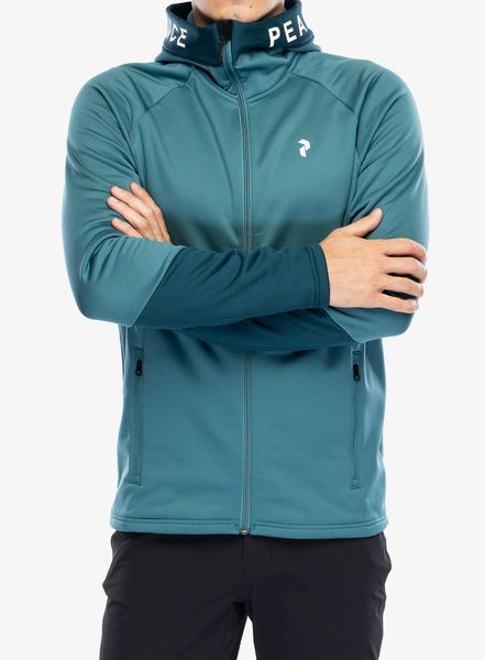 Bluza z kapturem męska Peak Performance Rider Zip Hood. Zielone bluzy z kapturem Peak Performance, m, bez wzorów, z elastanu, z kapturem. Za 515.89 zł.