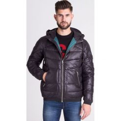KURTKA GARRETT DIESEL. Czarne kurtki Diesel, l, z aplikacjami, z puchu, z kapturem. Za 540.00 zł.