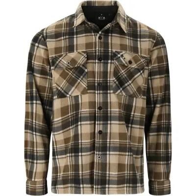 Whistler Koszula polarowa Astrali M Checked – 100% poliester – 5370 Teak. Brązowe koszule WHISTLER, m, bez wzorów, z polaru, bez kołnierzyka, bez ramiączek. Za 221.00 zł.