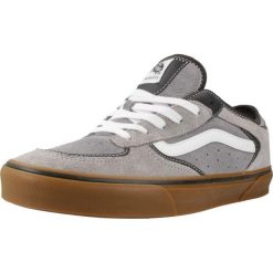 Buty VANS ROWLEY CLASSIC GUM Szary. Szare buty trekkingowe Vans, bez wzorów, ze skóry, bez zapięcia. Za 381.40 zł.