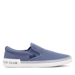 Tenisówki Beverly Hills Polo Club. Niebieskie trampki Beverly Hills Polo Club, m, bez wzorów, bez zapięcia. Za 169.99 zł.
