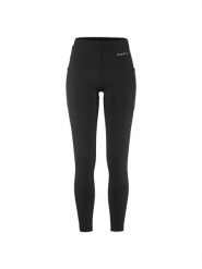 Craft Essence Tights 3 M – Legginsy treningowe, elastyczny pas – Black. Czarne legginsy długie sportowe Craft, l, bez wzorów, z elastanu, na fitness i siłownię. Za 332.30 zł.