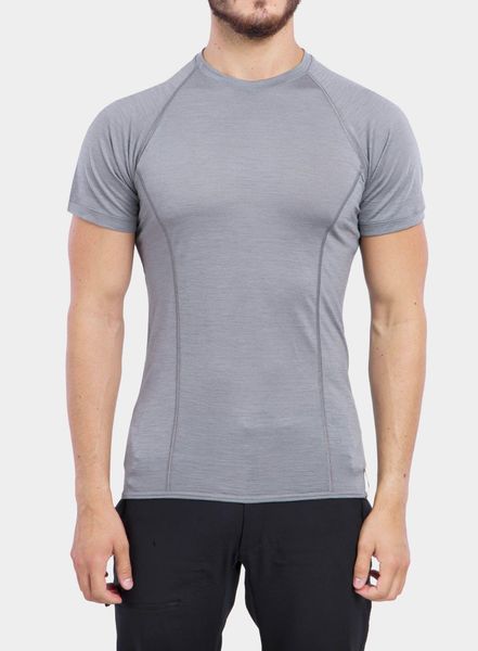 Koszulka termoaktywna męska Sensor Merino Active Tee S/S. Szare bielizna termoaktywna Sensor, na lato, m, bez wzorów, z materiału, bez ramiączek. Za 313.49 zł.