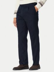 BOSS Chinosy H-Perino 50572014 Granatowy Tapered Fit. Niebieskie eleganckie spodnie Boss, m, z bawełny. Za 764.99 zł.