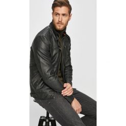 Desigual - Kurtka. Czarne kurtki Desigual, l, bez wzorów, z materiału, bez kaptura. W wyprzedaży za 479.90 zł.
