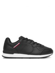 Tommy Hilfiger Sneakersy Maxlite 1A FM0FM05740 Czarny. Czarne buty sportowe casual Tommy Hilfiger, bez wzorów, ze skóry, bez zapięcia. Za 489.99 zł.