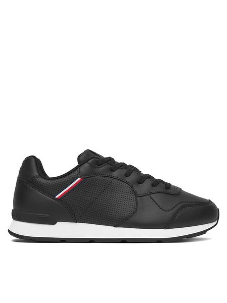 Tommy Hilfiger Sneakersy Maxlite 1A FM0FM05740 Czarny. Czarne buty sportowe casual Tommy Hilfiger, bez wzorów, ze skóry, bez zapięcia. Za 489.99 zł.