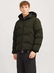 Jack & Jones Kurtka zimowa w kolorze khaki rozmiar: XXL. Brązowe kurtki Jack & Jones, na zimę, xxl, bez wzorów, bez kaptura. Za 194.38 zł.