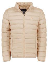 Geographical Norway Kurtka pikowana w kolorze beżowym rozmiar: L. Brązowe kurtki Geographical Norway, l, bez wzorów, bez kaptura. Za 114.98 zł.