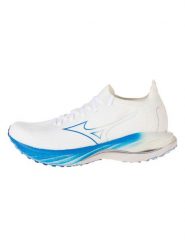 Mizuno Buty "Wave Neo Wind" w kolorze biało-niebieskim do biegania rozmiar: 40. Białe buty do biegania Mizuno, bez wzorów, do biegania. Za 331.75 zł.