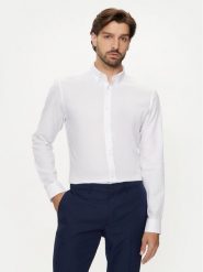Jack&Jones Koszula Joe 12260426 Biały Slim Fit. Białe koszule Jack&Jones, l, bez wzorów, z bawełny, bez kołnierzyka, bez ramiączek. Za 99.99 zł.