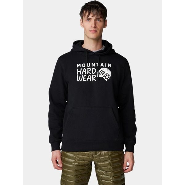 Bluza męska z kapturem Mountain Hardwear MHW Logo PO. Czarne bluzy MOUNTAIN HARDWEAR, l, bez wzorów, z bawełny, z kapturem. Za 379.00 zł.