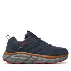 Trekkingi CMP. Niebieskie buty trekkingowe CMP, bez wzorów, bez zapięcia. Za 249.99 zł.