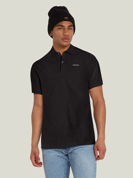 G-Star Koszulka polo w kolorze czarnym rozmiar: XXL. Czarne koszulki polo G-Star, xxl, bez wzorów, bez kołnierzyka, bez ramiączek. Za 129.15 zł.